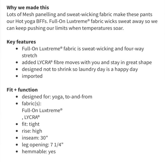 Lululemon Just Breathe‎ Pant Animal Swirl Deep Coal Light / Black leggings - Picture 6 of 13